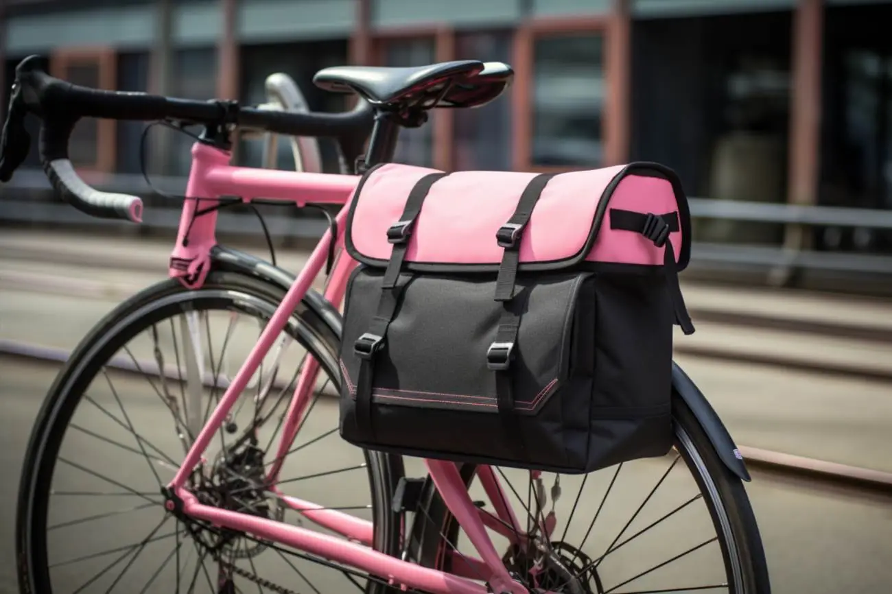 Női kerékpáros táska csomagtartóra